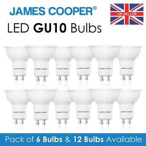 6X 12X LED GU10 Bulbs 5W=40w Warm Cool White Day Light Energy Saving Spotlight - Picture 1 of 10