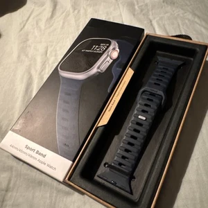Nomad Apple Watch Sport Band 44-45/49 Limited Edition Atlantic Blue (BNIB) - Zdjęcie 1 z 9