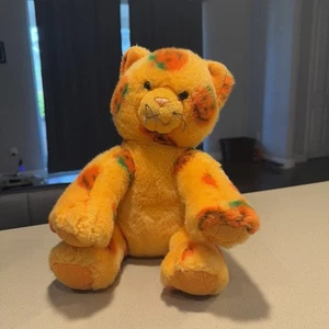 Build A Bear 12 Zoll Plüsch Kürbis Kätzchen Katze Halloween 2008 BAB nicht mehr produziert *Etiketten geschnitten* - Bild 1 von 9