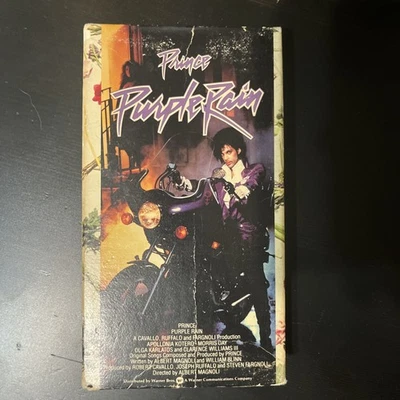Purple Rain VHS 1984 Prince Michael Jackson Moonwalker Funk Bowie Rick James 80s Foto 1 de 4