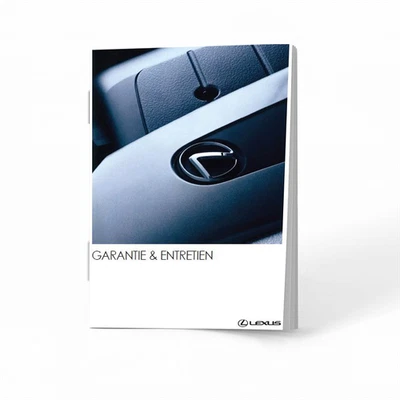 Libretto di manutenzione francese Lexus - Immagine 1 di 3