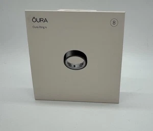 NEW SEALED Oura Ring Gen 4 - Black - Size 8 - Picture 1 of 3