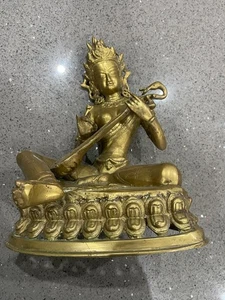 Brass Statue - Heavy - Real Quality - Rare - Picture 1 of 8