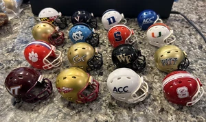 ACC Atlantic Coast Conference Helmet Riddell Pocket Pro Set 2013 Revolution - Imagen 1 de 8