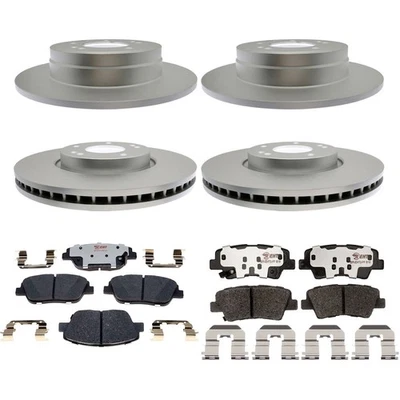 KIT-210513-1243 Juego de 4 ruedas delanteras y traseras de discos de freno Raybestos Foto 1 de 4