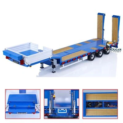 LESU Metal RC Painted Trailer Hydraulic Lifting Tailboard Tractor Truck Model - Image 1 of 4
