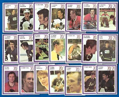 1970-71 ESSO POWER PLAYERS 70-71 NHL HOCKEY STICKER CARD STAMP SEE LIST - Image 1 of 2