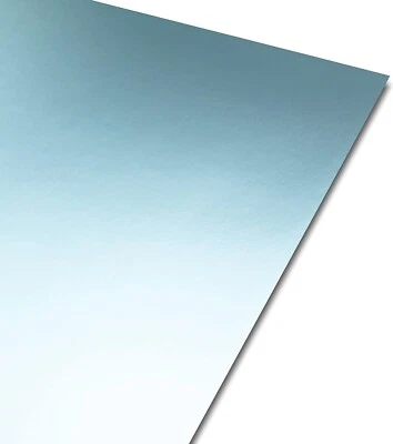 A2 CARD LIGHT BLUE MIRROR CRAFTING 250 GSM - 4 Sheets - Image 1 of 4