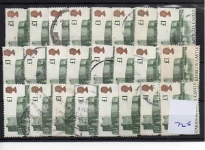 GB - Castillos (725) £1.00 valor - 24 copias - usado comercialmente - Imagen 1 de 1