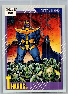 1991 Impel Marvel Universe Series II Super-Villains Thanos #85 - Image 1 of 2