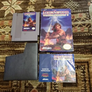 Vintage NES Iron Sword Spiel Box & Handbuch getestet funktioniert Nintendo Original - Bild 1 von 12