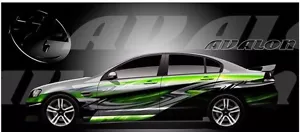 Avalon go kart race car vinyl graphic decal half wrap - Bild 1 von 9