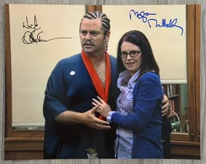 Nick Offerman & Megan Mullally Dual Signed 8x10 Photo RAD - Picture 1 of 1