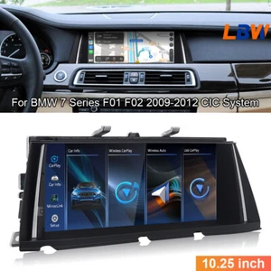 10.25'' Car Multimedia Screen Linux For BMW 7 Series F01 F02 2009-12 CIC Carplay - Picture 1 of 12