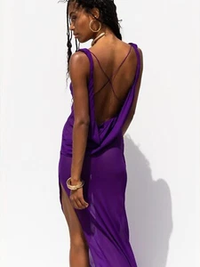 Women Beach Dress Cover Up Sleeveless Backless Long Leopard Swim Beachwear Tunic - Picture 1 of 13