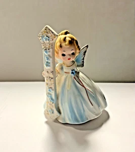Josef Originals 1 Year Old Birthday Angel Girl Figurine 1 Yr Old Japan Imperfect - Picture 1 of 7