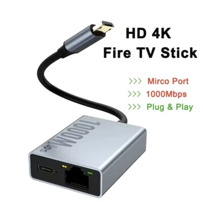 Amazon Fire Stick Ethernet Adapter 4k 1000MB - Image 1 of 3