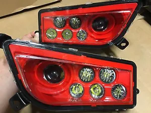 2015-2021 POLARIS RZR 900 S- RED LED HEADLIGHTS CONVERSION 1000 STYLE - Picture 1 of 8