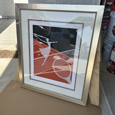 Erte "Love" 1974 # 16/260 Numbered Serigraph  Art 31” X 36” Framed See Pics - Image 1 of 4