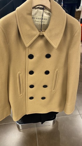 Giacca cappotto Burberry cammello beige pea