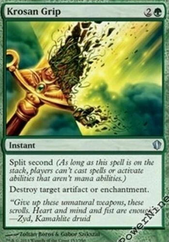 Krosan Grip NM/PL Commander/Time Spiral MTG Magic The Gathering Green Eng Card - Image 1 of 1