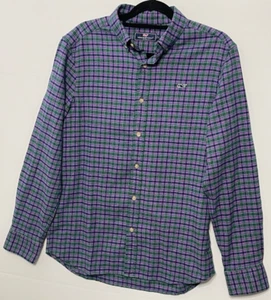 Vineyard Vines Button Down Shirts Men's Size Small Plaid Lot Of 2 Fast Ship - Picture 1 of 16