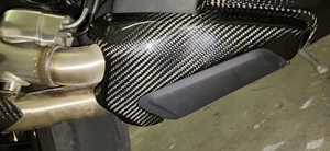 Protection Exhaust Triumph Speed Triple 1200 Rs 2021 2022 2023 2024 Carbon Fibre - Picture 1 of 4