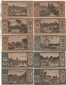 bn 29 Notgeld Provisorische Banknoten Deutschland BERLIN 1921 - 20x50 Pfennig - Bild 1 von 3