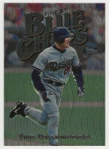 1997 Topps Finest plata en relieve #121 Todd Hollandsworth Los Angeles Dodgers $3 - Imagen 1 de 1