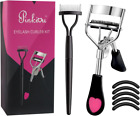 Eyelash Curlers with Comb and Separator Set, Heart-Shaped Handle, Daily Makeup T