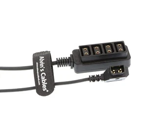 D-tap Splitter Cable D-tap Male to 4 Port Female Power Hub for V-Mount Battery - Picture 1 of 7