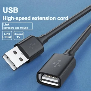 USB Extension Cable USB 2.0 Extension Cable Male To Female Data Cable Suitable__ - Picture 1 of 1