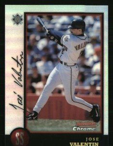 Jose Valentin 1998 Bowman Chrome Refractor #261  Baseball Card