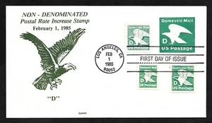 #U607 (22c) "E" Eagle - Stamped Envelope - Gamm FDC Combo w/#2111,2112,2113 - Picture 1 of 2