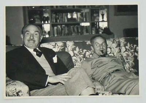Jack L WARNER / ORIGINAL CANDID PHOTOGRAPH OF MOVIE MOGULS JACK L WARNER - Picture 1 of 3
