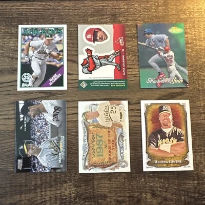 Mark McGwire 1998-2024 UD Choice/Gold Label/Allen & Ginter/Stadium 6-Card Lot - Image 1 of 4