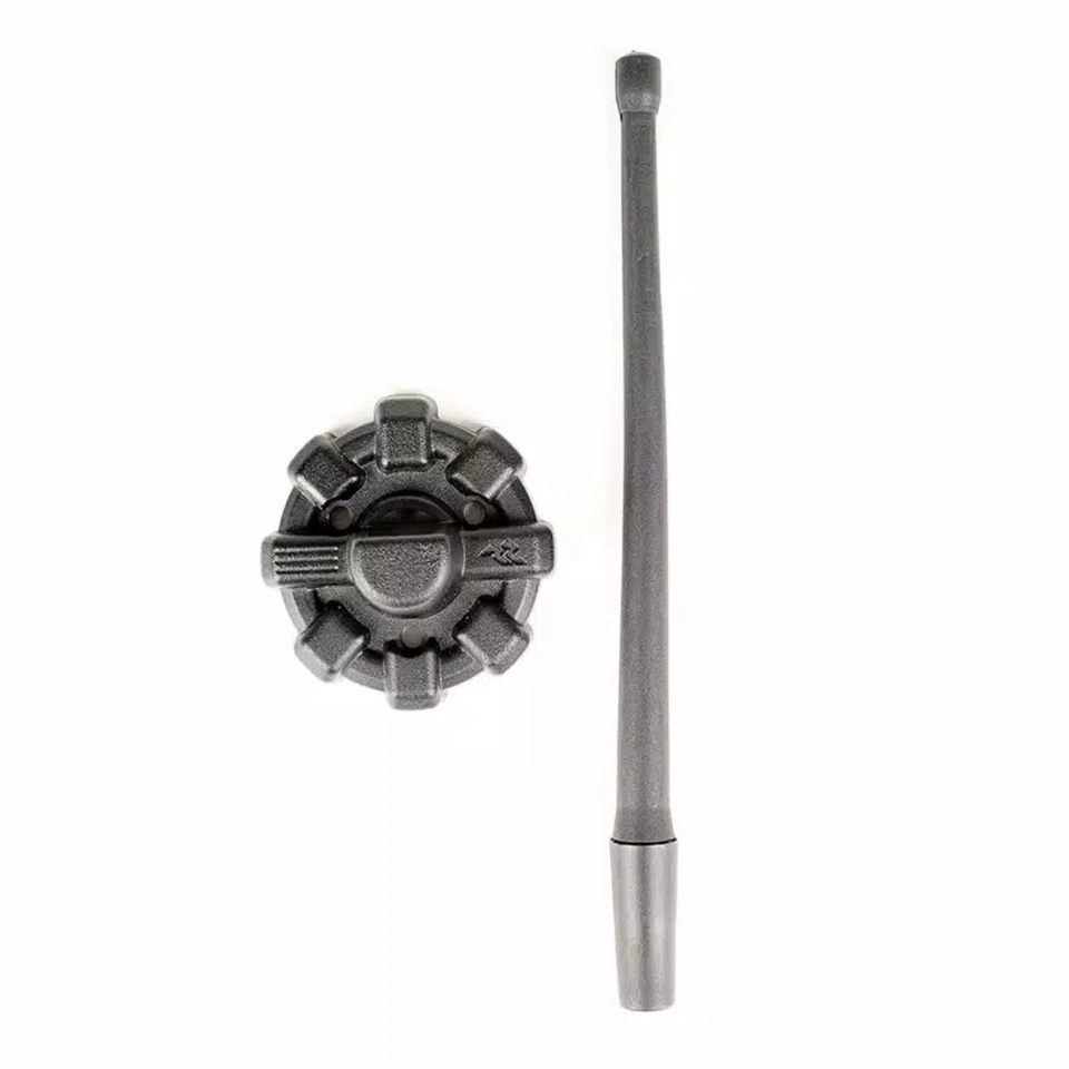 Antena Rugged Ridge Reflex Aluminio 9" con Base para Wrangler JK JL Gladiator Foto 1 de 4
