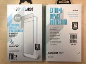 BodyGuardz Pure2 iPhone 6 / 6S / 7 / 8 Glass Screen Protector - Clear
