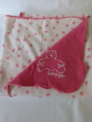 MANTA MULTIUSOS BABY GAP ROSA LAZO BEBÉ NIÑA Foto 1 de 4