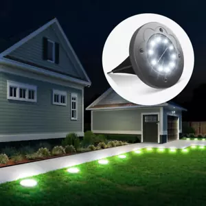 Brightown Solar Lights Outdoor Waterproof, 12 Packs LED In-Ground Lights Outdoor - Picture 1 of 13