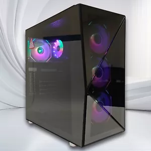 Gaming PC ARGB Desktop Computer i7 16GB 1TB SSD 4TB HDD GTX 1070 WIFI WIN10 - Picture 1 of 10