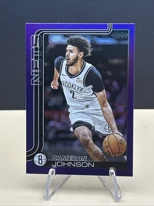 Cameron Johnson 2025-26 Topps Purple Foil SP /250 MINT 🔥🏀🔥 Nets - Picture 1 of 7