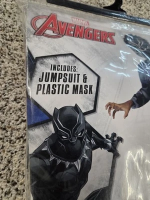 Disfraz de Pantera Negra Jazwares Marvel Vengadores, Traje y Máscara, Niño Grande (12-14) Foto 1 de 4