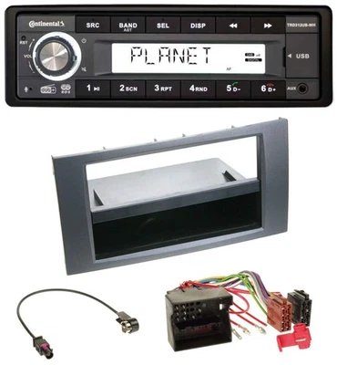 Continental USB 1DIN AUX DAB MP3 Autoradio für Ford Fusion Kuga Transit 05-12 an - Bild 1 von 4