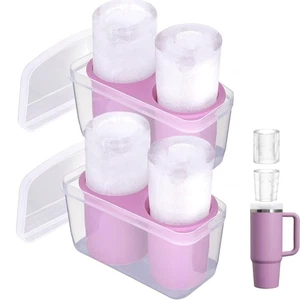 2 Packs Ice Mold for Stanley Cup, Silicone Ice Cube Tray for Stanley Cup 30oz... - Picture 1 of 6