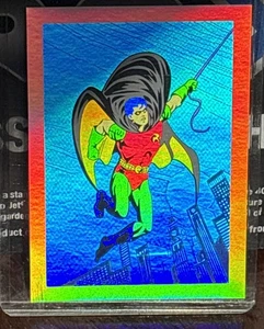 1991 DC COMICS ROBIN II ROBIN HOLO KARTE #1 SELTEN NM - Bild 1 von 3