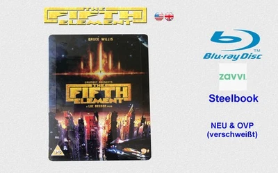 The Fifth Element (Das Fünfte Element)  Rare Zavvi Steelbook Blu Ray Neu & OVP - Bild 1 von 4