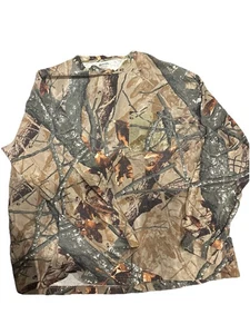 Outfitters Ridge Long Sleeve Camo T Shirt Real Tree Hardwoods Pocket Size 2XL - Picture 1 of 10
