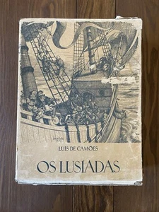 Os Lusiadas Luis de Camoes Portuguese Language Epic Poem Illustrated Rare 1956 - Picture 1 of 23