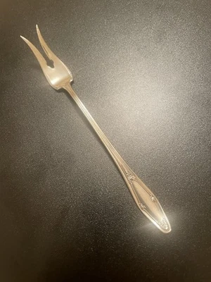 Horquilla antigua Holmes Edwards De Sancy/Roseland plateada encurtido-sin mono-usada Foto 1 de 4